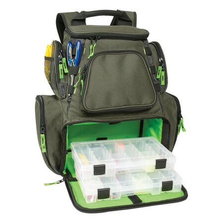 WILD RIVER Multi-Tackle Large Backpack w/2 Trays WT3606